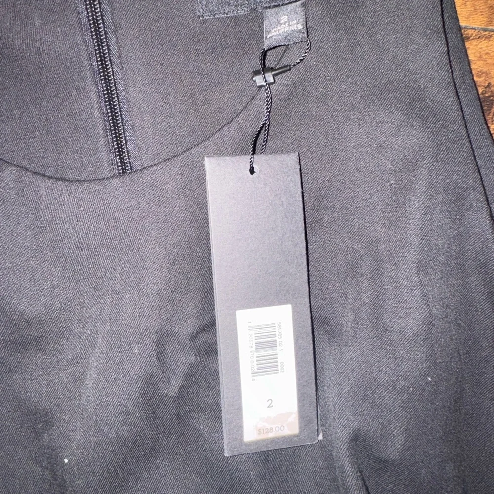 Banana Republic Black Sleeveless Peplum Midi Dress - Picture 5 of 6